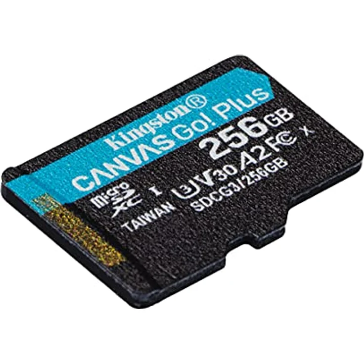 Kingston SDCG3-256GBSP microSD Speicherkarte ( 256GB microSDXC Canvas Go Plus 170R A2 U3 V30 Ohne SD Adapter) – Bild 2