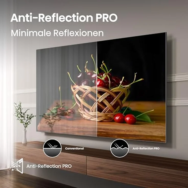 Hisense 65A85Q, 164cm (65 Zoll) 4K UHD OLED Smart TV, 120Hz, HDMI 2.1, Game Mode Pro, Dolby Vision IQ & Atmos, Schwarz, [2025] – Bild 5
