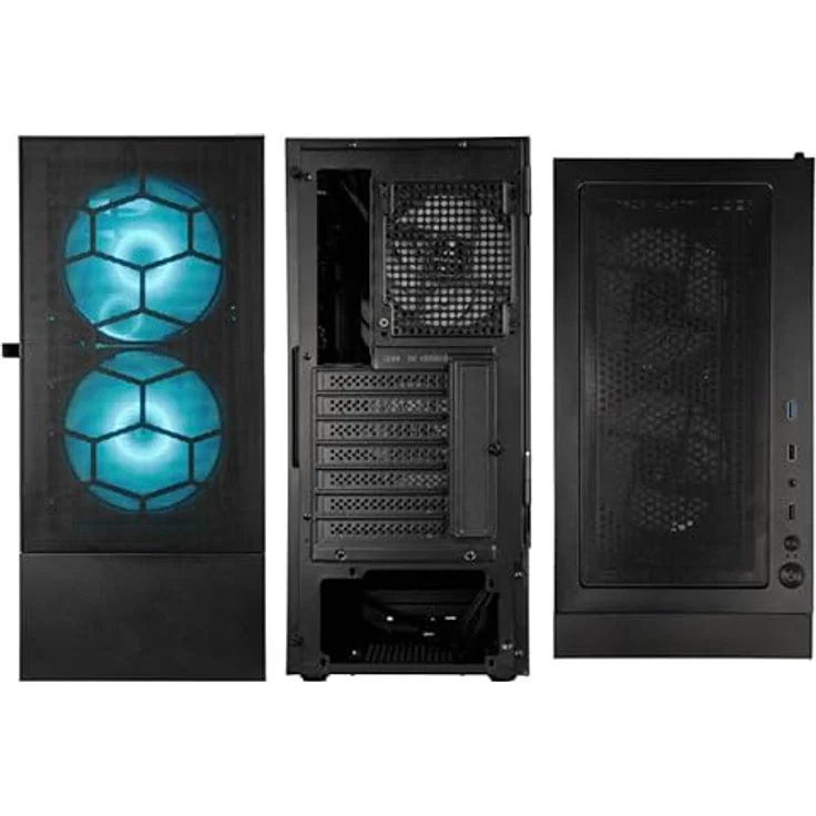 Kolink Observatory MX Mesh ARGB Midi-Tower - schwarz (Mini ITX, mATX, ATX), PC Gehäuse – Bild 4