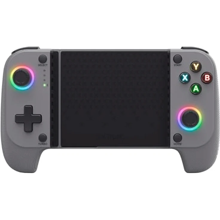 Trust GXT735G Mylox, Wireless Gaming Controller für Android und iOS mit Bluetooth 5.0, dualem Vibrationsfeedback, RGB-LED-Tasten, grau – Bild 11