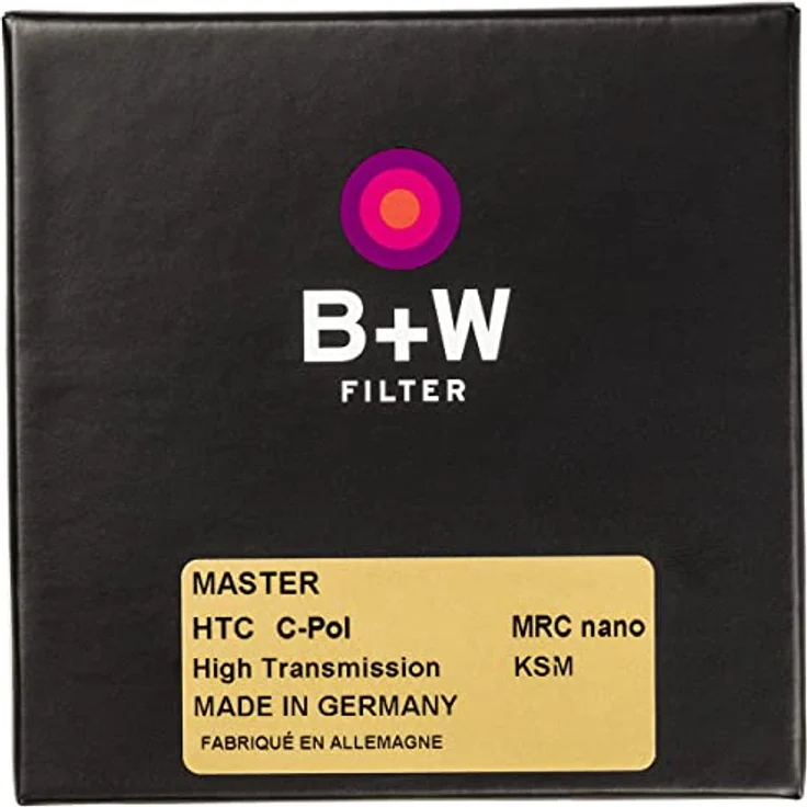 B+W Zirkularer Polarisationsfilter Käsemann High Transmission MRC Nano Master 43mm (16x vergütet, Slim, Premium), 1101624, Black – Bild 3