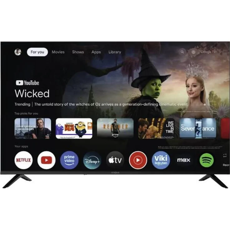 Strong SRT55UH7773, 55 Zoll 4K LED Smart-TV mit WLAN, Schwarz