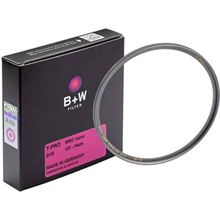 B&W 010 UV-Haze- und Schutz-Filter (40,5mm, T-Pro, Titan-Finish, MRC Nano, 16x vergütet, super Slim, Premium) – Bild 2