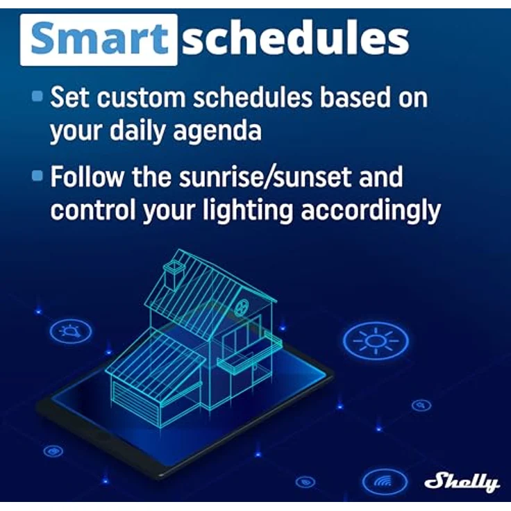 Shelly Home Shelly Relais 'Plus i4 DC' WLAN Szenenaktivierer BT – Bild 6