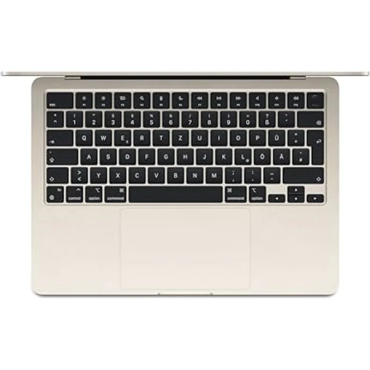 Apple 13" MacBook Air Laptop mit M3 Chip: 13,6" Liquid Retina Display, 24 GB gemeinsamer Arbeitsspeicher, 512 GB SSD Speicher, Polarstern – Bild 2