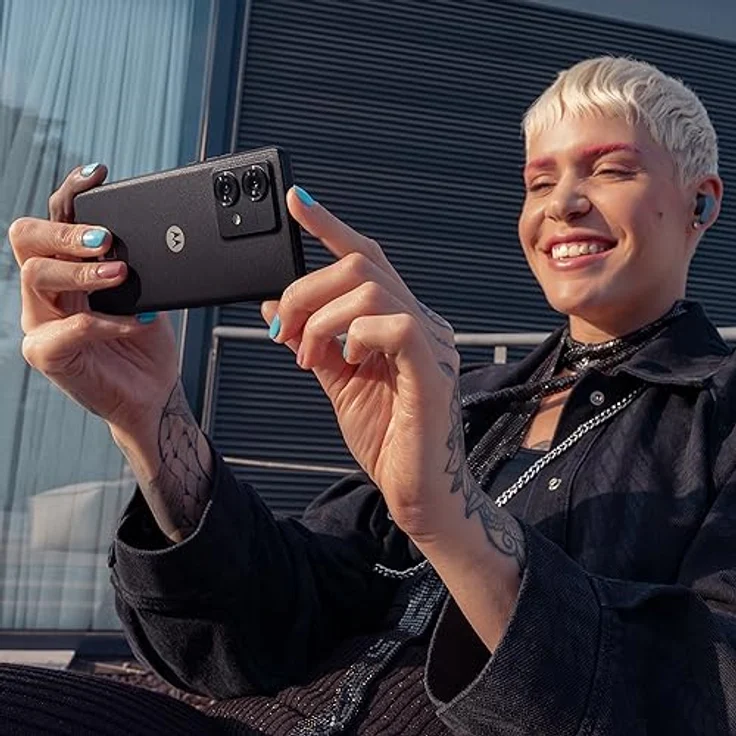 Motorola edge40 neo Smartphone (6,55"-FHD+-Display, 50-MP-Kamera, 12/256 GB, 5000 mAh, Android 13) Black Beauty – Bild 5