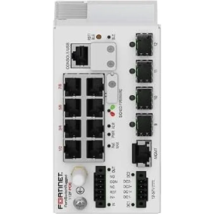 Fortinet FSR-112F-POE, Netzwerk Switch mit Power over Ethernet (PoE) Funktionalität