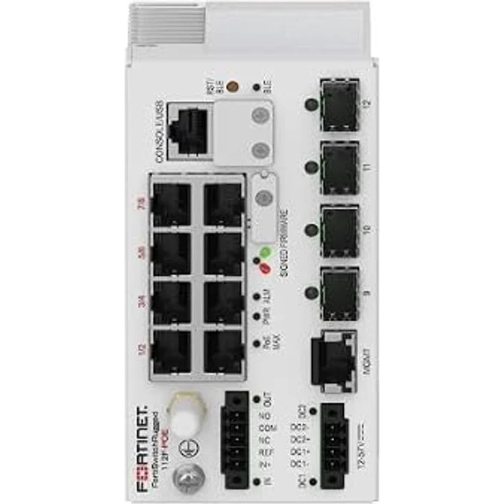 Fortinet FSR-112F-POE, Netzwerk Switch mit Power over Ethernet (PoE) Funktionalität