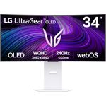 LG UltraGear™ 34GX90SA-W, 34" OLED curved Smart-Gaming-Monitor mit 240 Hz, webOS und LG AI