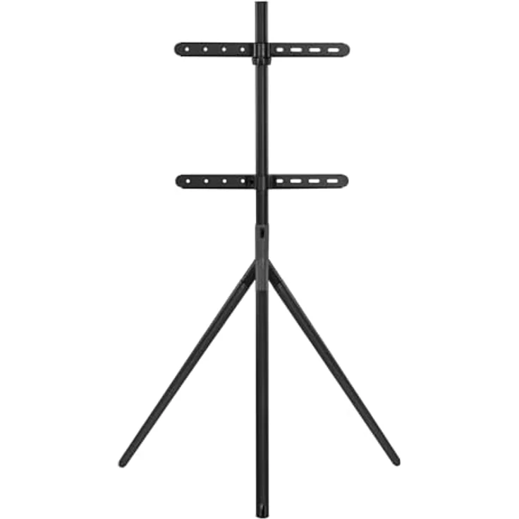 pro.tec TV-Halterung ‘Valle’, freistehend für max. 65 Zoll, VESA bis 400x400 mm, Tragfähigkeit 40 kg, Schwarz – Bild 5