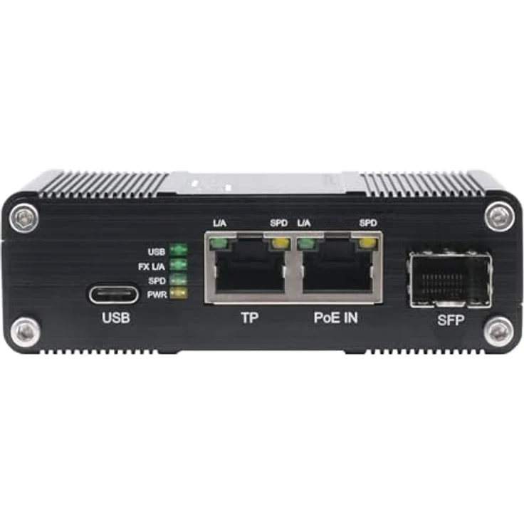 Exsys EX-60328 PoE++ Splitter USB-C 60W, Plug and Play, inkl. DIN-Rail Kit und Wandmontagebügel, -20°C bis +50°C – Bild 4