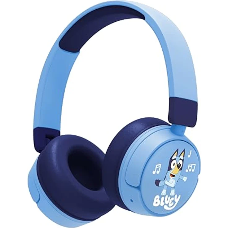 OTL Technologies BL1076 Bluey Wireless Kids Headphones – Blau, Hochwertige Abmessungen, Langlebig, Flexible Gestaltung – Bild 2