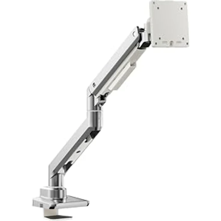 ALOGIC Flux Flexible Monitor Arm, ergonomisches Design für 17-49 Zoll Monitore, Weiß, VESA-kompatibel mit Kabelmanagement – Bild 1