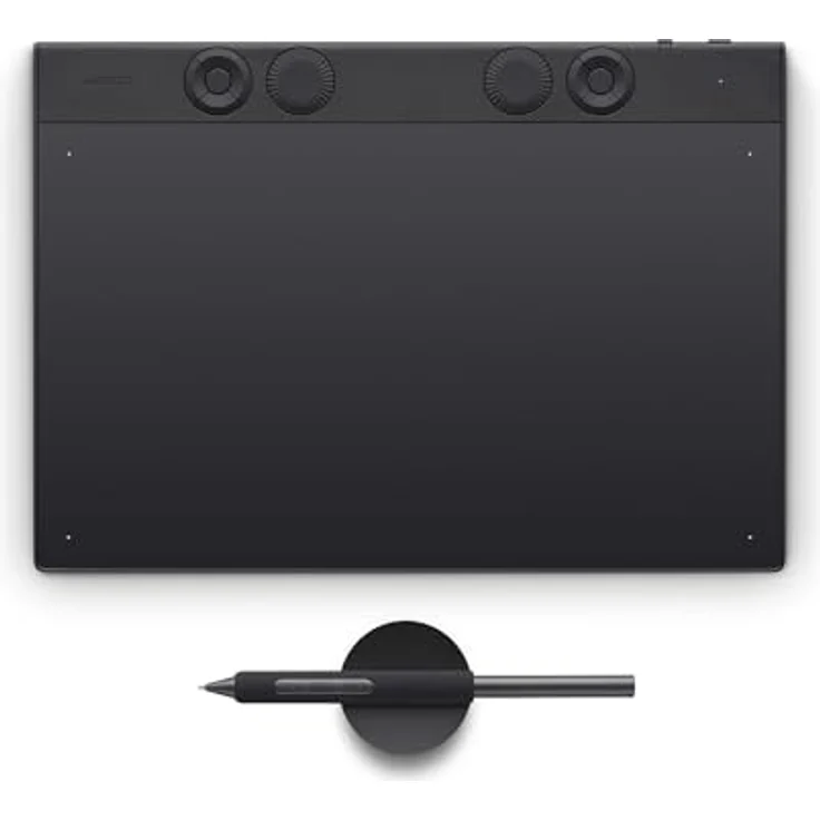 Wacom Intuos Pro Medium, Grafiktablett mit kabellosem Stift, 8192 Druckniveaus, Schwarz – Bild 2