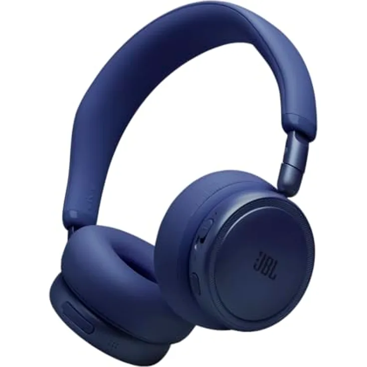JBL LIVE 680NC, On-ear Kopfhörer Bluetooth Blue mit Adaptive Noise Cancelling, 80 Stunden Akkulaufzeit und Hi-Res Audio
