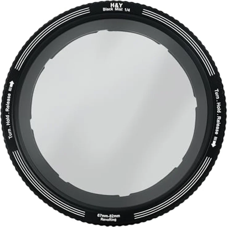 H&Y REVORING 67-82mm Black Mist 1/4, fest verbaute Filtereinheit für einen verträumten filmischen Look – Bild 2