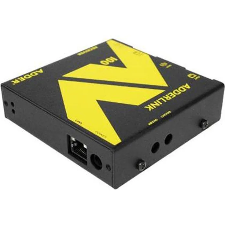 Adder ADDERLink AV104T, KVM Switch für hohe Videoauflösungen und Audioqualität bis 300 m mit Standard-CATx-Kabeln