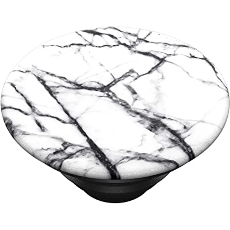 PopSockets PopGrip - Ausziehbarer Sockel und Griff für Smartphones und Tablets mit einem Austauschbarem Top - Dove White Marble – Bild 6
