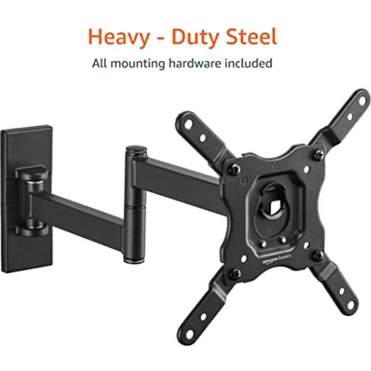 Amazon Basics TV-Wandhalterung mit voller Bewegung, für 12-Zoll (30,5 cm)- bis 40-Zoll (101,6 cm) Fernseher und VESA 200 x 200 – Bild 2