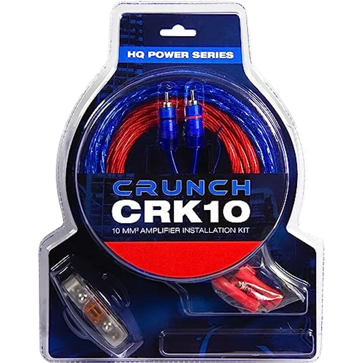 Crunch CRK10 Car HiFi Endstufen-Anschluss-Set 10mm²