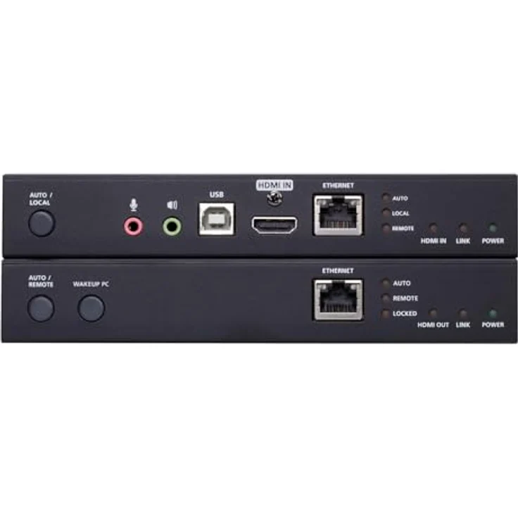 ATEN CE840 USB True 4K HDMI KVM Extender, HDBaseT 3.0 - 4K Videoqualität, Rackmontierbar, HDR10+, schwarz – Bild 2