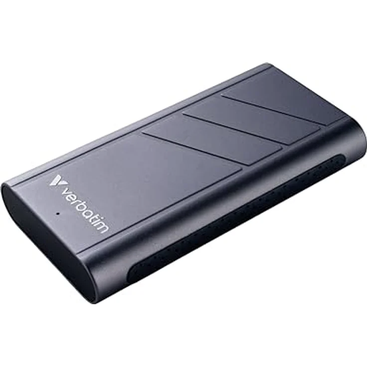 Verbatim TurboMetal Portable SSD, 1 TB, extrem schnell bis zu 3700 MB/s, USB4 40 Gbps, für Mac, PC, Smartphone & Spielekonsole – Bild 2