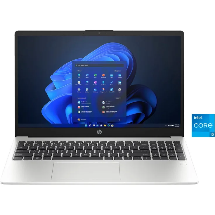 HP 250 G10 Notebook (39,6 cm/15,6 Zoll, Intel Core i5 1334U, Iris Xe Graphics, 512 GB SSD) - Schlankes und leichtes Design, leistungsstarker Intel®-Prozessor