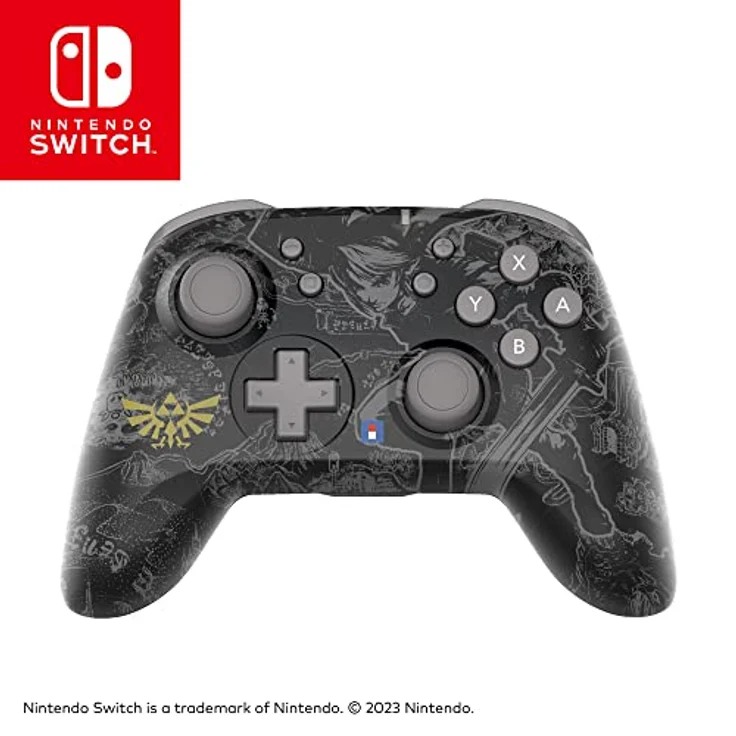 HORI Wireless HORIPAD (The Legend of Zelda™ Edition) Kabelloser Controller für Nintendo Switch - Offiziell Lizenziert - Nintendo Switch und Nintendo Switch - OLED-Modell) – Bild 1