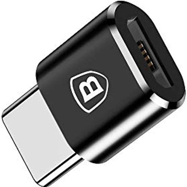 Baseus Adapter - Micro USB female to Type C male - (CAMOTG-01) Black – Bild 2