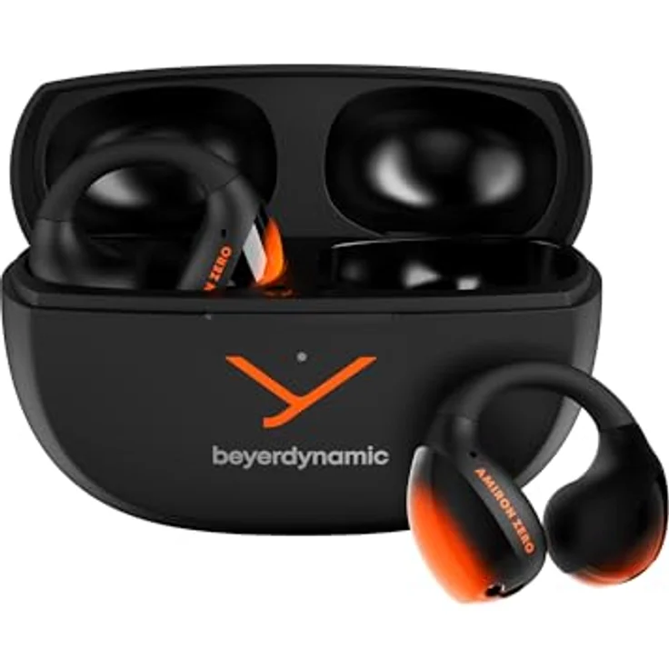 BEYERDYNAMIC Amiron Zero Sport, Open-ear Bluetooth Kopfhörer mit IP54 Spritzwasserschutz, Schwarz – Bild 1