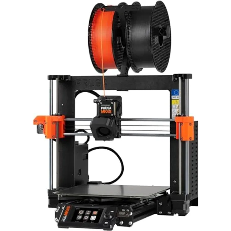 ORIGINAL PRUSA MK4S 3D-Drucker-Kit, DIY Kit mit automatischer Kalibrierung, abnehmbare Druckblätter, Filamentmuster enthalten