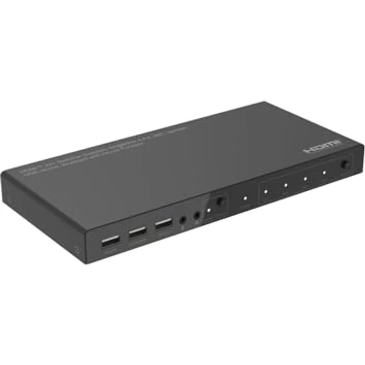 Microconnect 4K@60Hz HDMI KVM-Switch, 4x1 Marke – Bild 1
