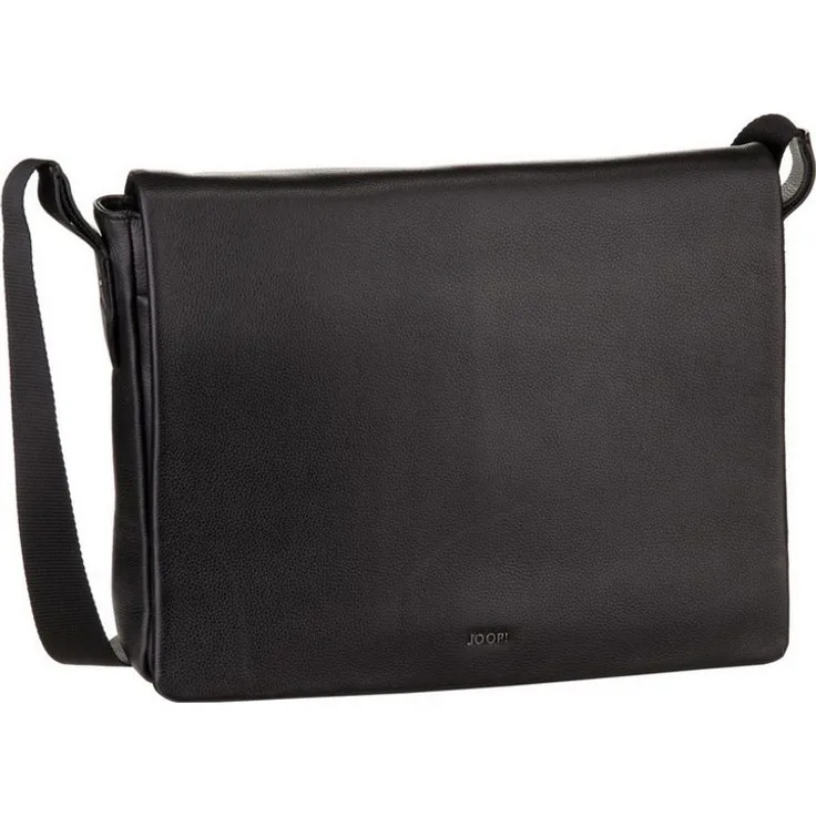 JOOP! Laptoptasche Cardona Doros Messenger LHF, Messenger Bag in Rindleder, Platz für A4-Unterlagen und Laptop bis 36x20x2 cm