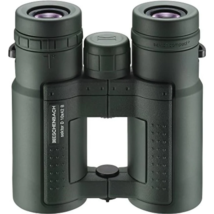 Eschenbach Optik Fernglas sektor D 10x42 compact+, wasserdicht, extrem robust, grün – Bild 1
