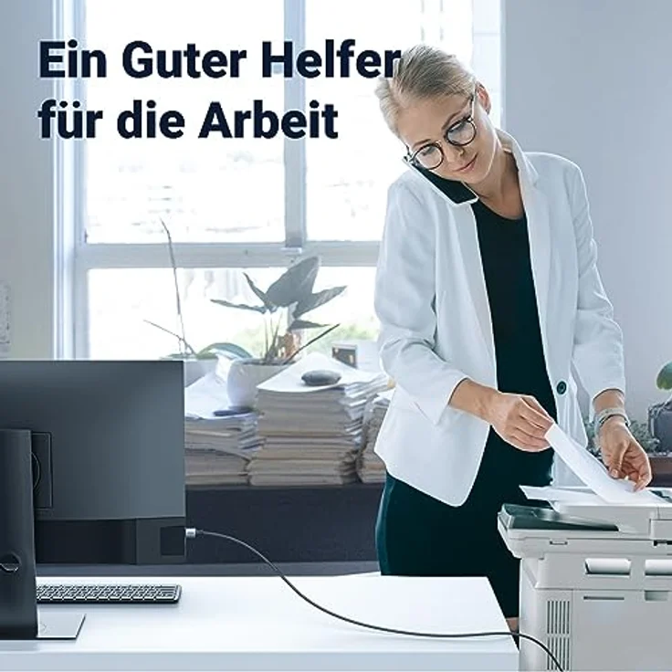 UGREEN Druckerkabel USB 2.0 Typ B, USB A auf USB B, 1m, hohe Übertragungsgeschwindigkeit bis zu 480 Mb/s, kompatibel mit HP, Canon, Epson, Lexmark, Dell, Brother, robust und langlebig – Bild 5