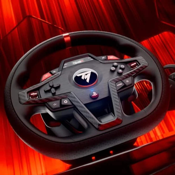 THRUSTMASTER T248R, Gaming-Lenkrad mit T-HD Force Feedback, 25 Tasten, ergonomischem Design, für PS5, PS4 und PC – Bild 6