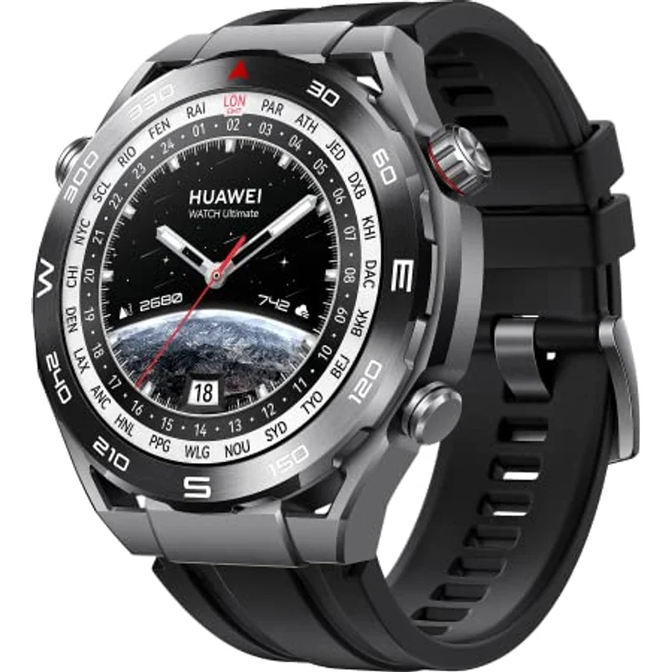 HUAWEI Watch Ultimate Smartwatch,1,5-Zoll LTPO AMOLED Display, Saphir-Zifferblatt, 100 m Tauchtechnik, Völlig Neuer Expeditionsmodus, 24/7 Gesundheitsmanagement, Schwarz, Deutsche Version – Bild 1