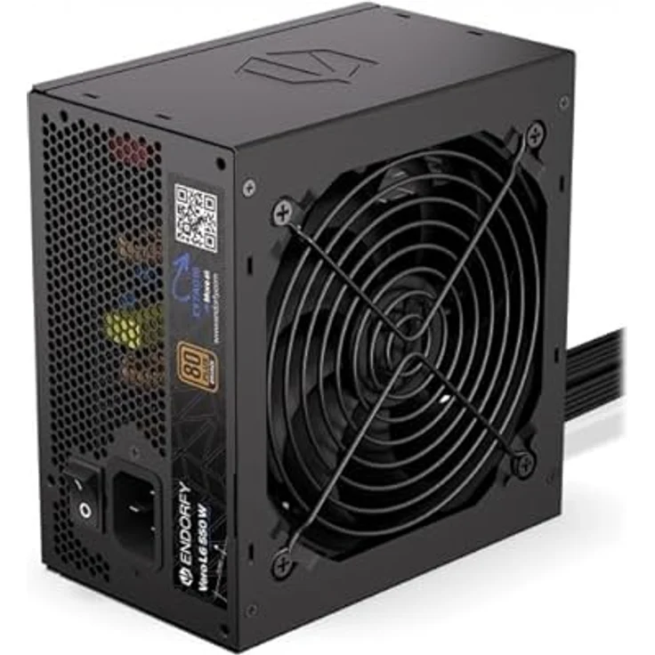 ENDORFY Vero L6 550W, ATX 3.1 Computer Netzteil mit 80 Plus® Bronze- und Cybenetics Silver-Zertifizierung, 120 mm Stratus-Lüfter und hochwertigen Kondensatoren – Bild 1