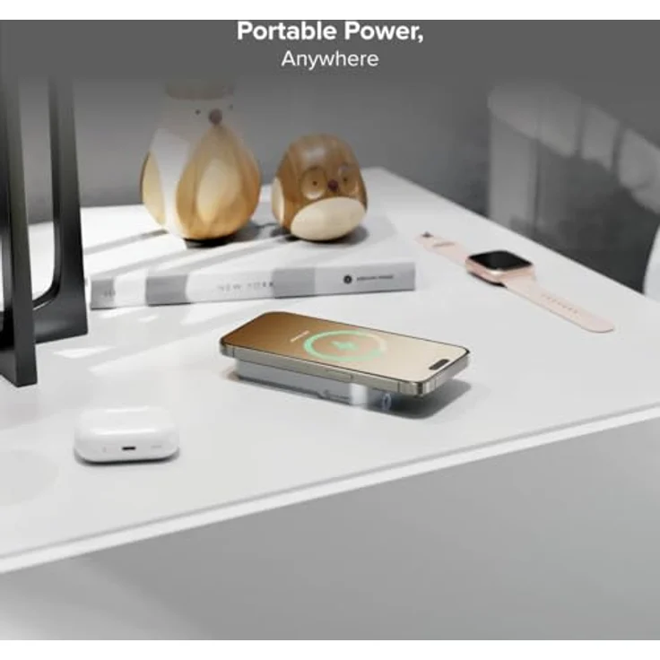 Alogic Matrix+ Wireless 3-in-1 Ladestation MagSafe + Vent Mount, Wireless Charger, Weiss – Bild 6