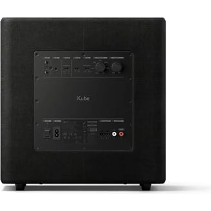 KEF Kube 10 MIE Subwoofer, Schwarz | 300 W RMS-Verstärker Klasse D | 25-cm-Basstreiber | iBX Intelligent Bass Extension | Cinch-Buchse | Musik | Heimkino | Gaming – Bild 4