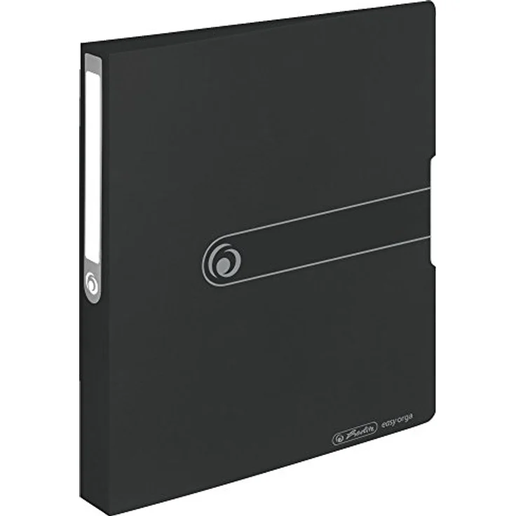 Herlitz Aktenordner Herlitz Ringbuch / DIN A4 / 25mm Füllhöhe / aus PP / Farbe: opak schwarz – Bild 2