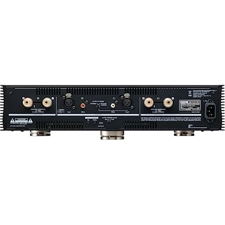 TEAC Reference AP-701 Stereo Endverstärker, Dual-Mono Design, Lüfterlose Konstruktion, Hypex Ncore Technologie, Schwarz – Bild 2