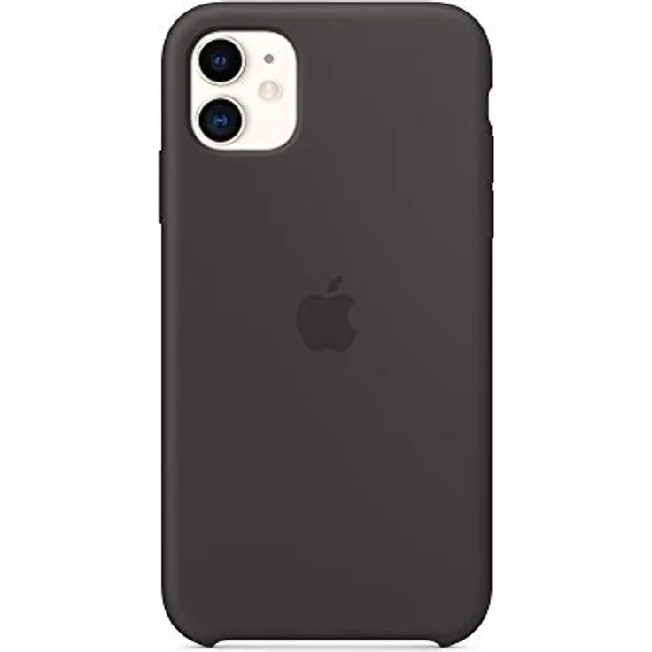 Apple Silikon Case (für iPhone 11) - Schwarz – Bild 2