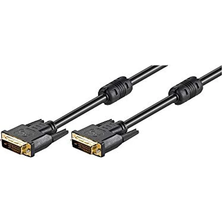 Wentronic goobay - DVI-Kabel - DVI-D (M) bis DVI-D (M) - 2,0m - Daumenschrauben - Schwarz (93110) – Bild 2