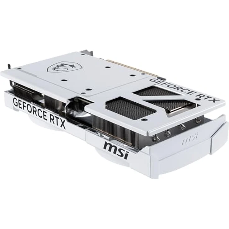 MSI Gaming RTX 5070 12G Ventus 2X OC White, Grafikkarte mit 12GB GDDR7, 192-Bit, 2557MHz, DisplayPort 2.1a x3, HDMI 2.1b, NVIDIA Blackwell Architecture – Bild 4