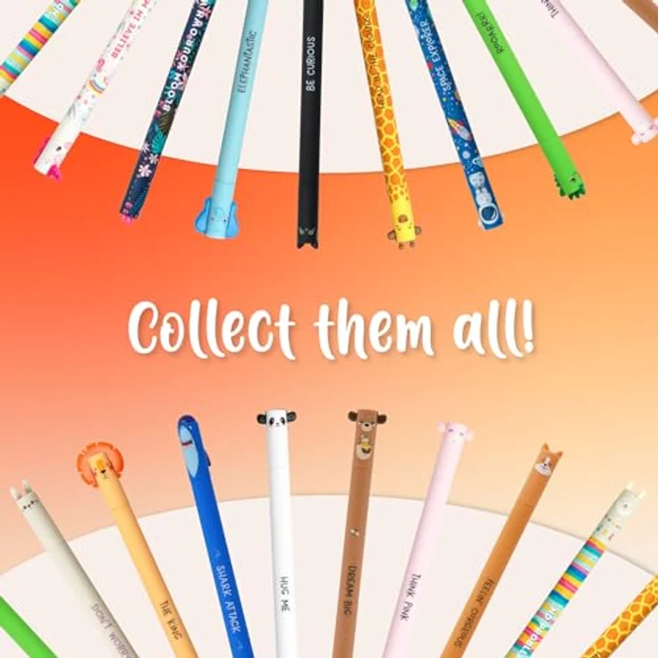 Legami Gelschreiber Corgi-Hund, EP0020, löschbar, Gehäuse braun, 0,7mm, Schreibfarbe schwarz – Bild 4