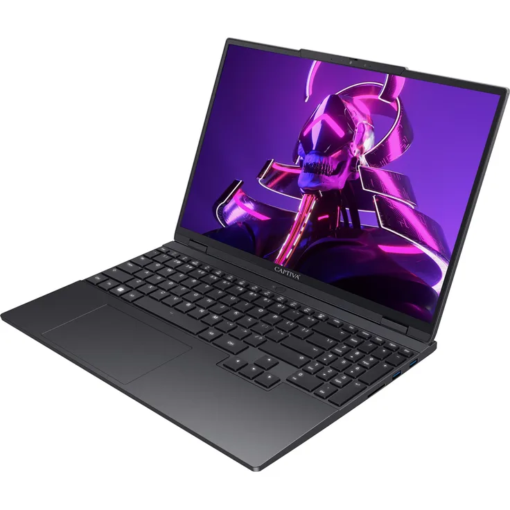 Captiva Power Starter R86-190, Business Notebook mit AMD Ryzen 7 8845HS, 16 GB RAM, 1 TB SSD, 15,3" WQXGA Display, Schwarz