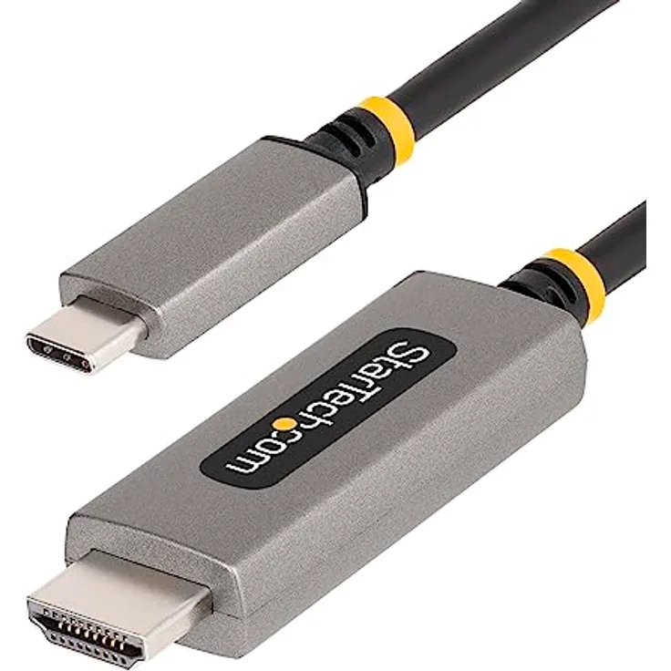 StarTech.com 2 m USB-C auf HDMI Kabel, 8K 60Hz, HDR10, HDMI 2.1 Video Konverter, USB-C DP Alt Mode/USB4/Thunderbolt 3/4 kompatibel