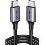 UGREEN USB C auf USB C Kabel 60W PD 3.0, PPS USB-C Ladekabel kompatibel mit Galaxy S23 S22 S21 A13 A23 A33 A53 MacBook Air M2 iPad Pro 12.9 iPad Air 5/Mini 6, Pixel 7 Pro usw. (0.5M)