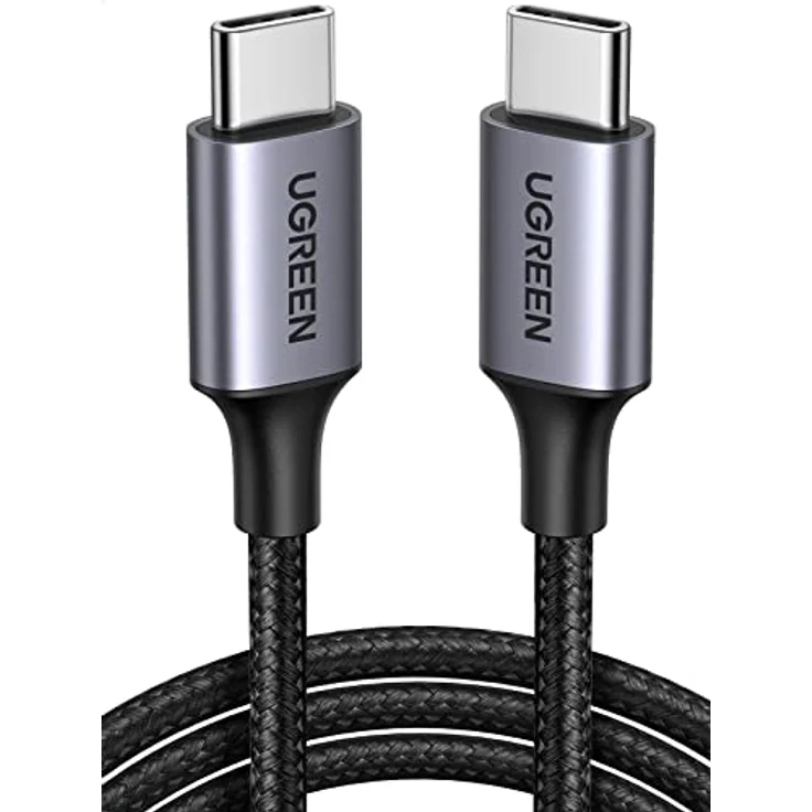 UGREEN USB C auf USB C Kabel 60W PD 3.0, PPS USB-C Ladekabel kompatibel mit Galaxy S23 S22 S21 A13 A23 A33 A53 MacBook Air M2 iPad Pro 12.9 iPad Air 5/Mini 6, Pixel 7 Pro usw. (3M) – Bild 1
